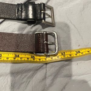 Womens brown and black essential belt lot
